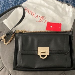 Ivanka Trump small black shoulder bag